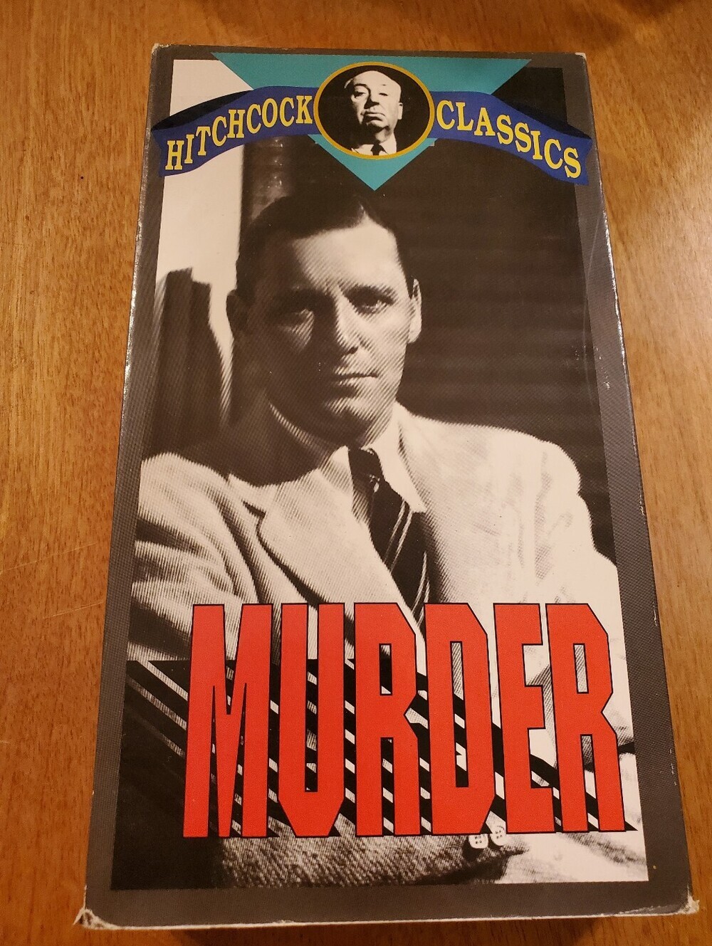 Vintage Murder VHS Alfred Hitchcock Herbert Marshall Thriller Black & White